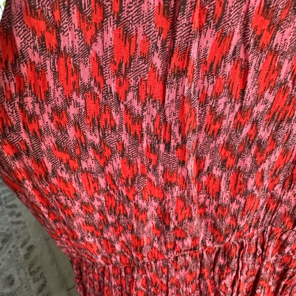 Elegant Red Sleeveless Dress by joie - Picture 4 of 10